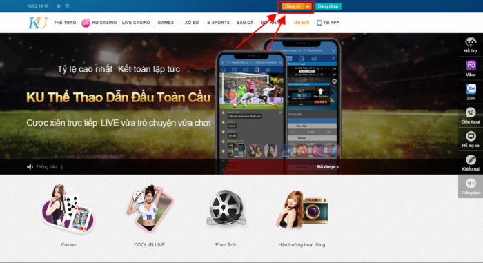 Cách đăng ký tham gia trở thành thành viên tại KUBET