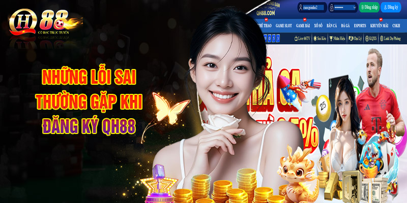 Đăng Ký QH88 - Hướng Dẫn Tiến Trình Chi Tiết Cho Tân Thủ 3 Những Lỗi Sai Thường Gặp Khi Đăng Ký QH88